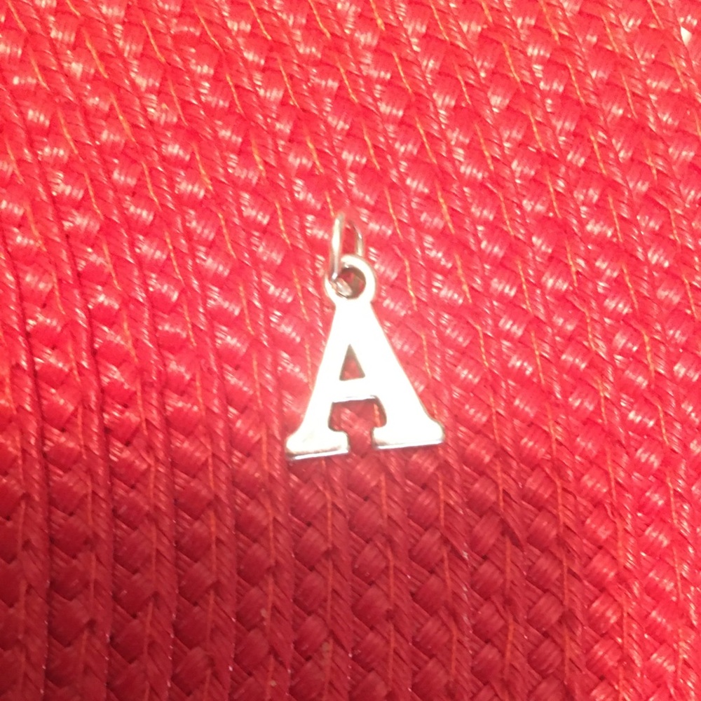 925 Silver Letter “A.”